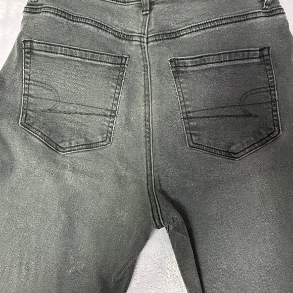 American Eagle Size 4 Black Mom Jeans - Picture 2 of 4